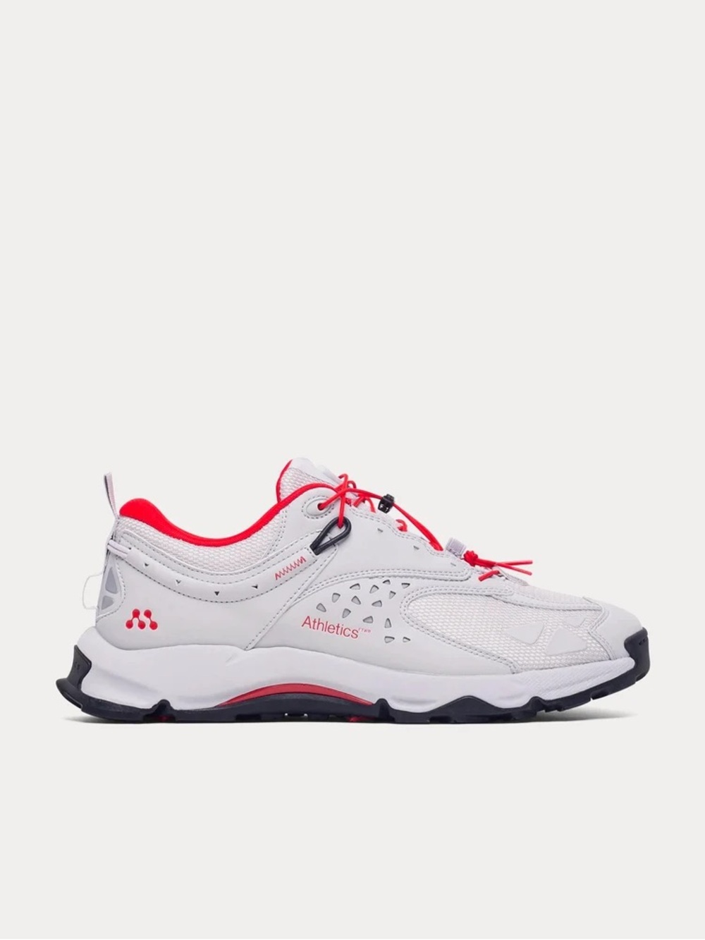 Athletics FTWR Men's 2.0 North Grey / High Risk Red Low Top Sneakers